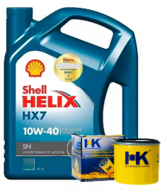 Shell 10w40 Doble Sello + Filtro Aceite