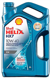 Shell Hx7 Helix 10w40 , 4 Litros, Con Doble Sello