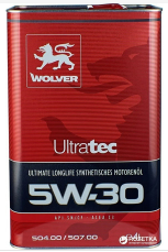 Aceite Wolver Ultratec 5w30 4 lts